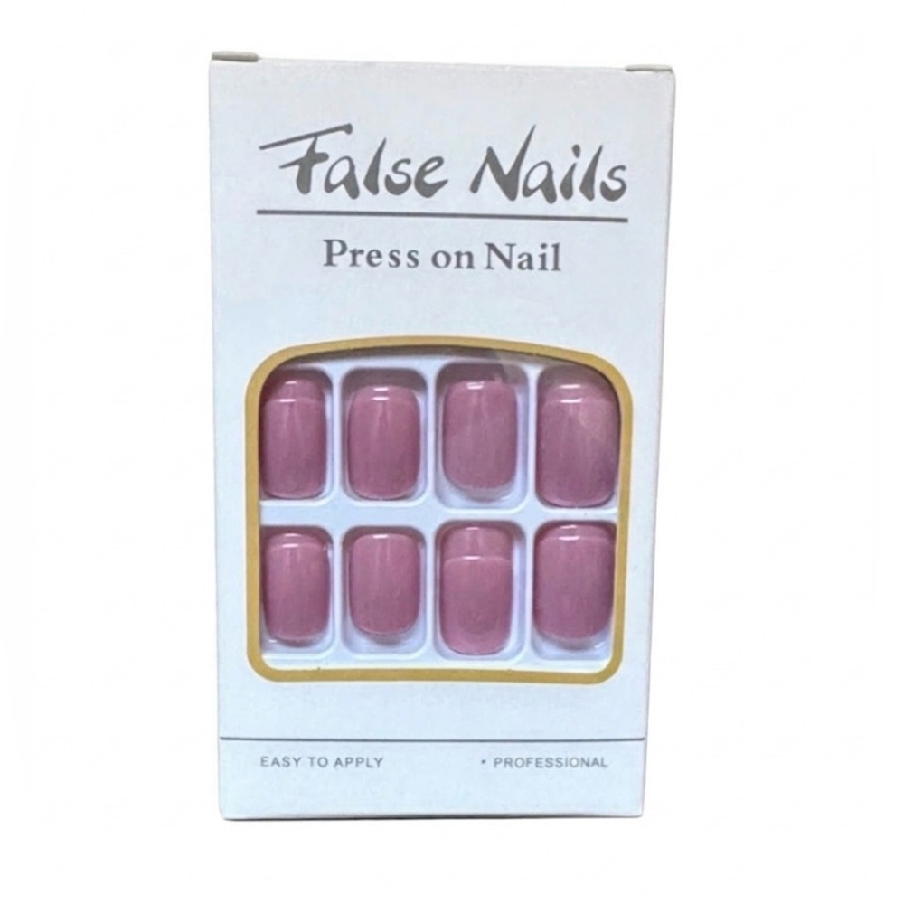 Press-On Nails Glossy Pink